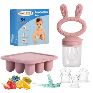 Baby Breastmilk Popsicle Molds & Fruit Feeder Set