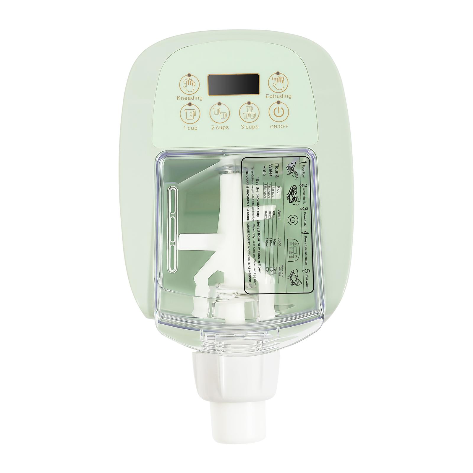 110V 260W Electric Pasta Maker 13 Molds Green Modern 3min Fast Output LED Display for Home Kitchen Restaurant Noodle Shop Dishwasher Safe Kitchen Gadgets 110V 260W Electric Pasta Maker 13 Molds Green Modern 3min Fast Output LED Display for Home Kitchen Restaurant Noodle Shop Dishwasher Safe Kitchen Gadgets