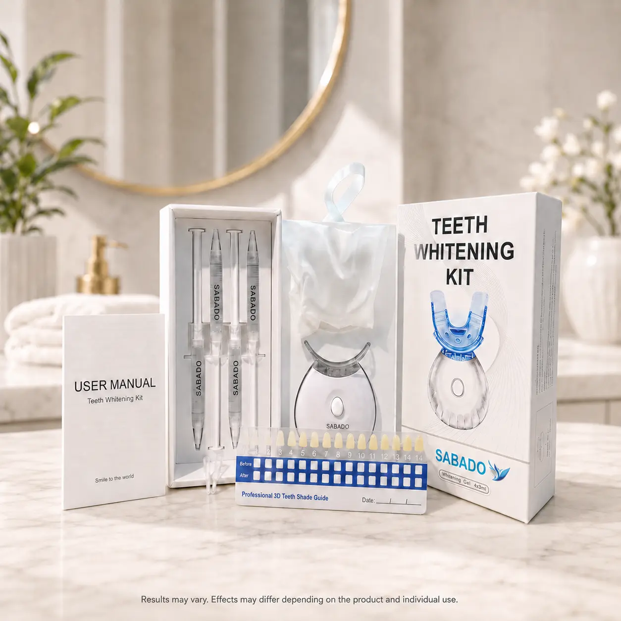 LED Teeth Whitening Kit with 35% Carbamide Peroxide Gel, 4 Syringes, 20+ At-Home Treatments, LED Light for Coffee, Tea & Wine Stains, purple teeth whitening,whitening strips teeth,teeth whitening products,teeth strips whitening
