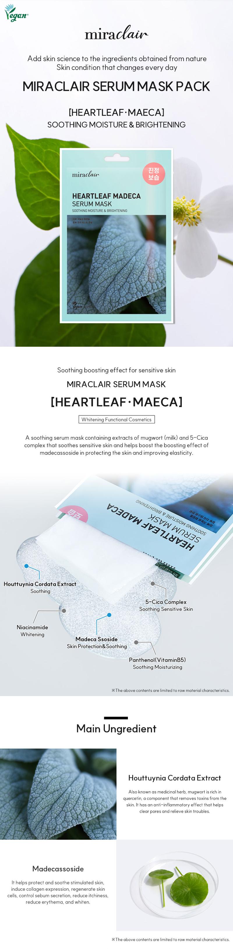 miraclair Serum Mask Pack 10 Sheets | 10 Piece Vegan Sheet Mask Set for Daily Hydration, Nourishment, & Targeted Skin Concerns with Deep-Fit Viscose Rayon Mask Sheets