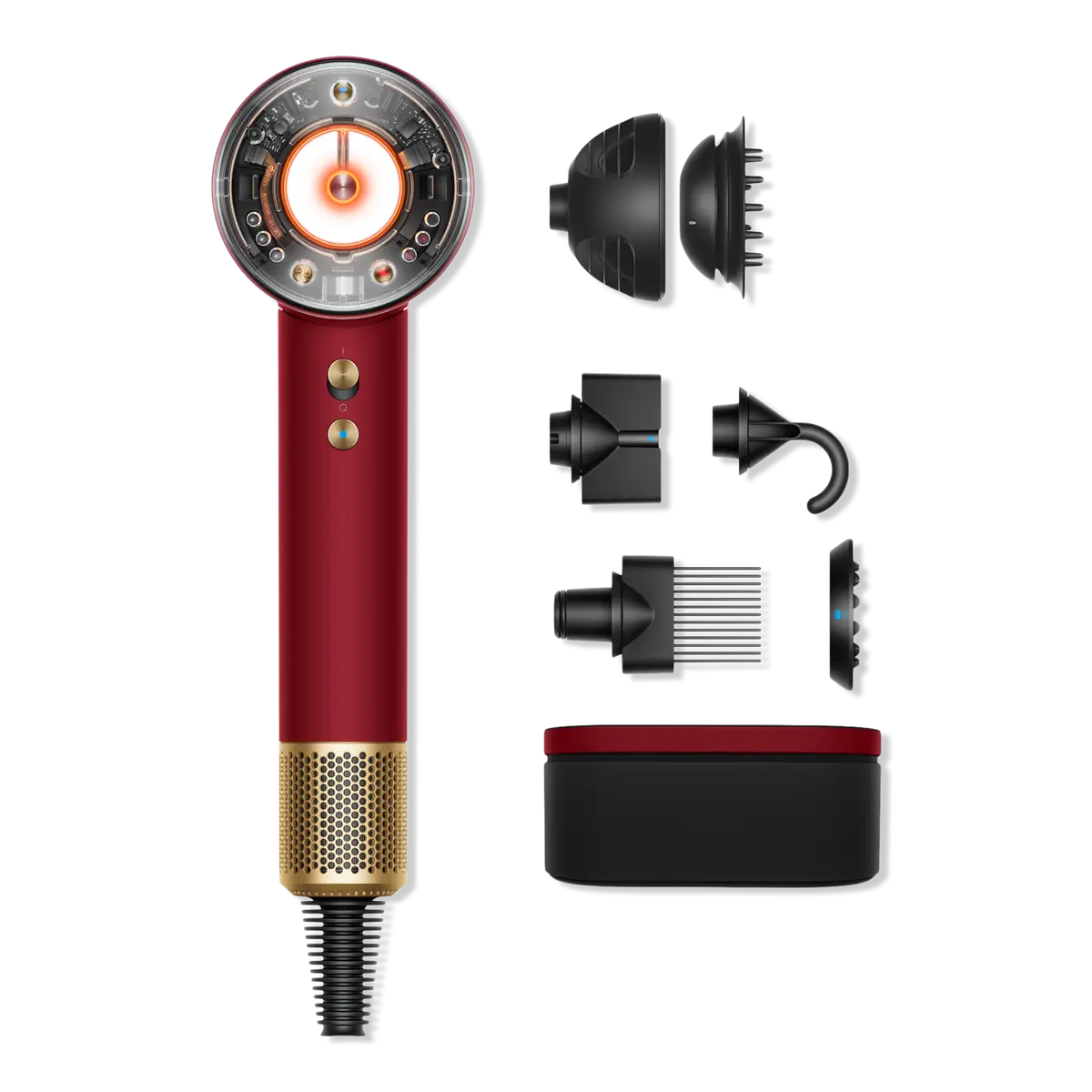 Dyson Special Edition Supersonic Nural Hair Dryer In Red Velvet