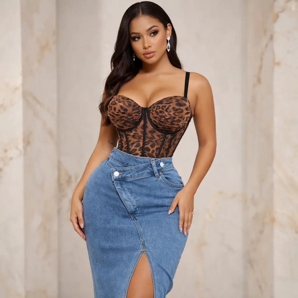 Cheetah Corset