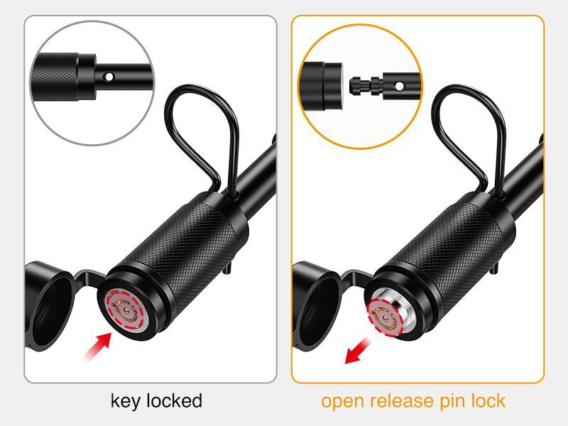 Nilight Trailer Hitch Lock Pin 5/8" Locking Receiver Hitch Pin Keyed Unique Weatherproof Anti-Theft Lockable Fits 2" 2-1/2" Receiver Extra Long 3-1/4" Span Tow Truck Boat Bike Truck Nilight Trailer Hitch Lock Pin 5/8" Locking Receiver Hitch Pin Keyed Unique Weatherproof Anti-Theft Lockable Fits 2" 2-1/2" Receiver Extra Long 3-1/4" Span Tow Truck Boat Bike Truck