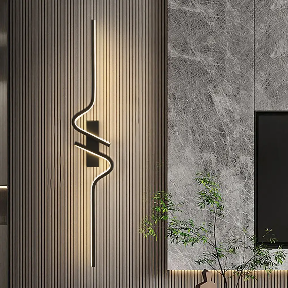 Modern LED Wall Lamp Bedside Lamp Minimalist Wall Lights Home Decor Wall Sconces Decoration Fixtures Warm White/Cool White Aluminium Wall Lamps Black Wall Lights For Living Room Bedroom, Home Decor Lighting, Indoor Wall Light, Interior Led Lights