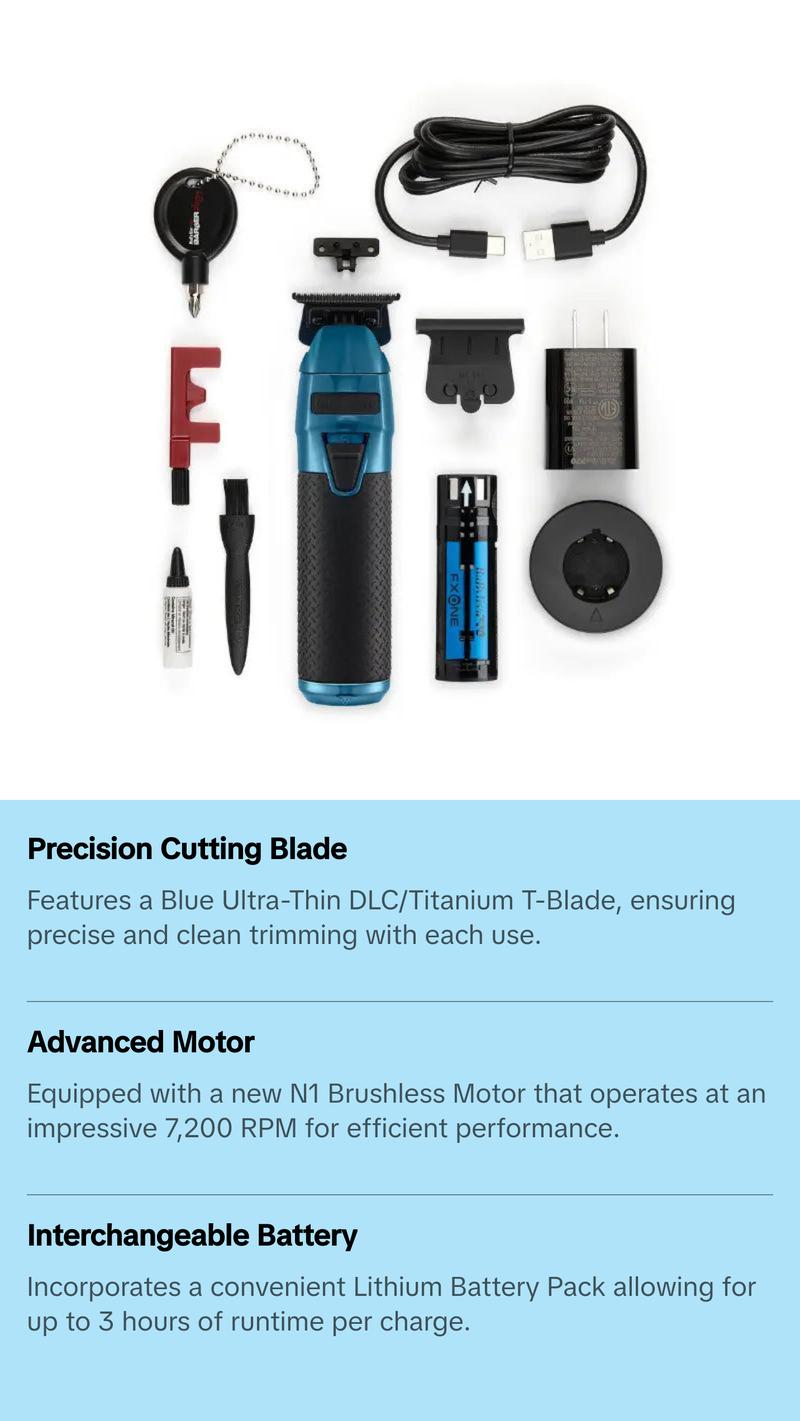 BaBylissPRO FXONE BLUEFX Trimmer #FX799BL