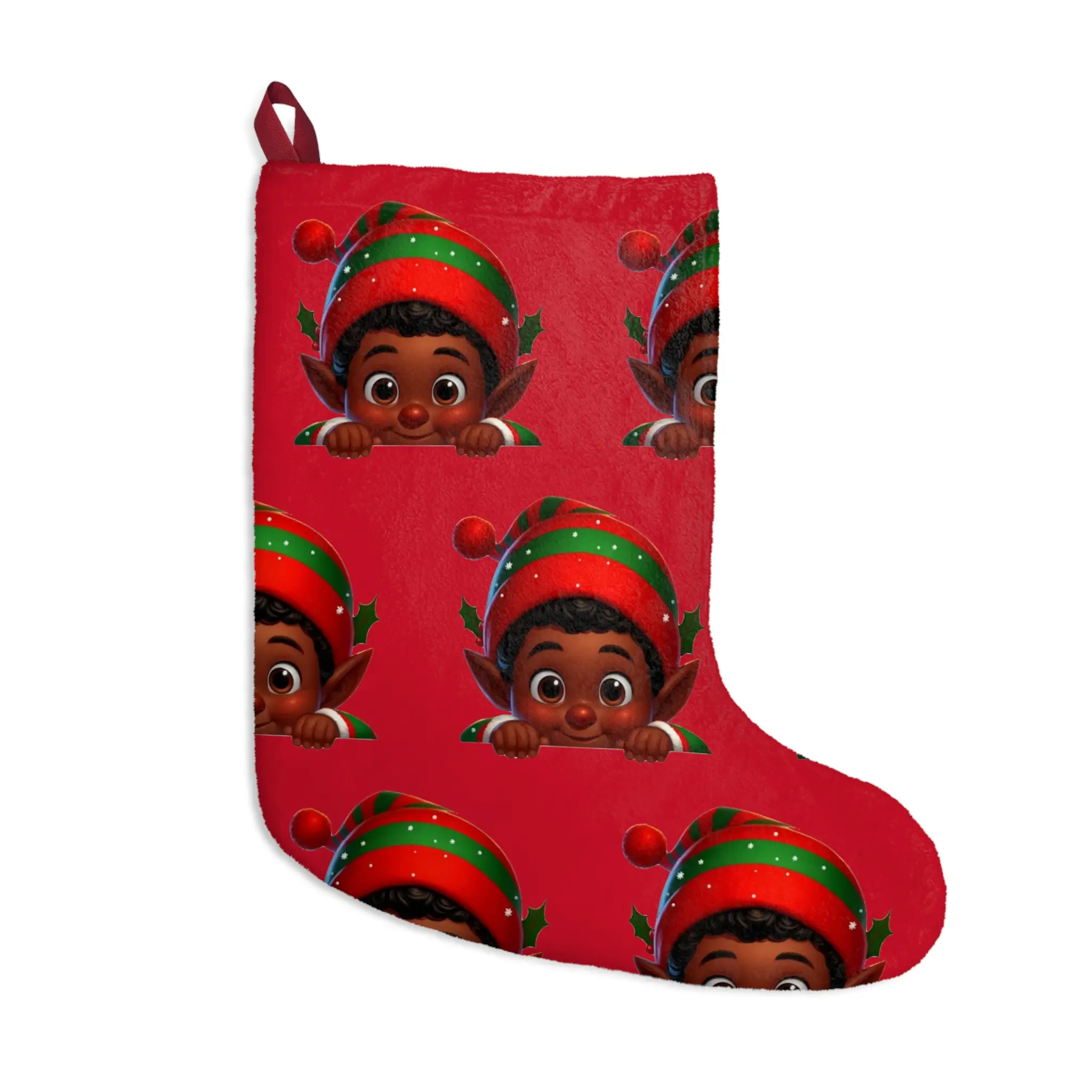 Boy Elf Christmas Stockings