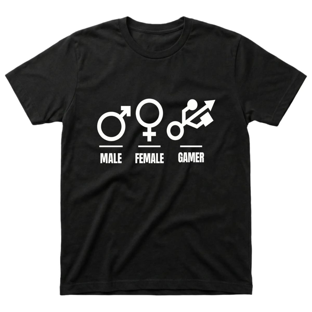 Funny Gamer Symbol T-Shirt, Male Female Gaming Graphic Tee, Vintage Acid Wash Retro Geek Shirt, PC Console Player Gift, Trendy Streetwear Cotton Unisex Top