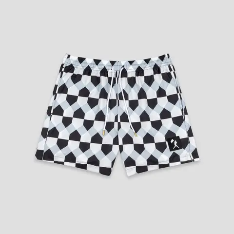 Home Plate Checker Swim Trunks - Youth