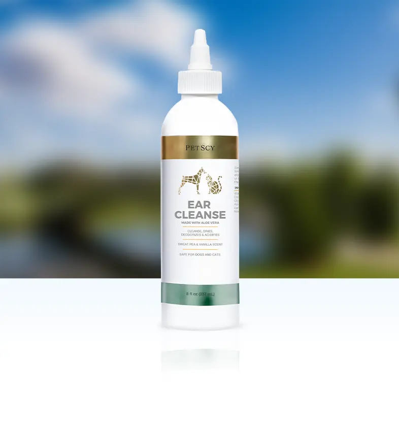 PetScy Ear Cleanse For Dogs & Cats