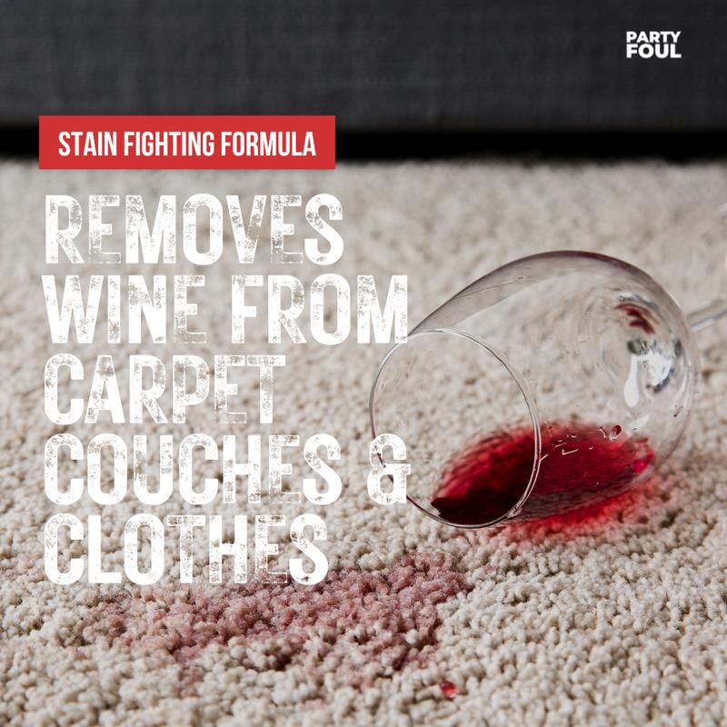 8oz Wine Stain Out Spray - Plant Based Red Wine Stain Remover for Clothes, Carpets, & Couches