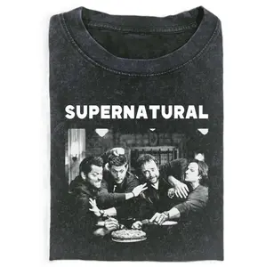 Supernatural T-shirt, Meme Tee, Funny 90s Movie Shirt, casual fan gift, Graphic Shirt, Streetwear T-shirt Crewneck