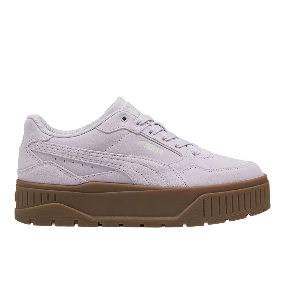 PUMA Womens Karmen Ii Idol Suede Lace Up Sneakers Shoes Casual - Purple