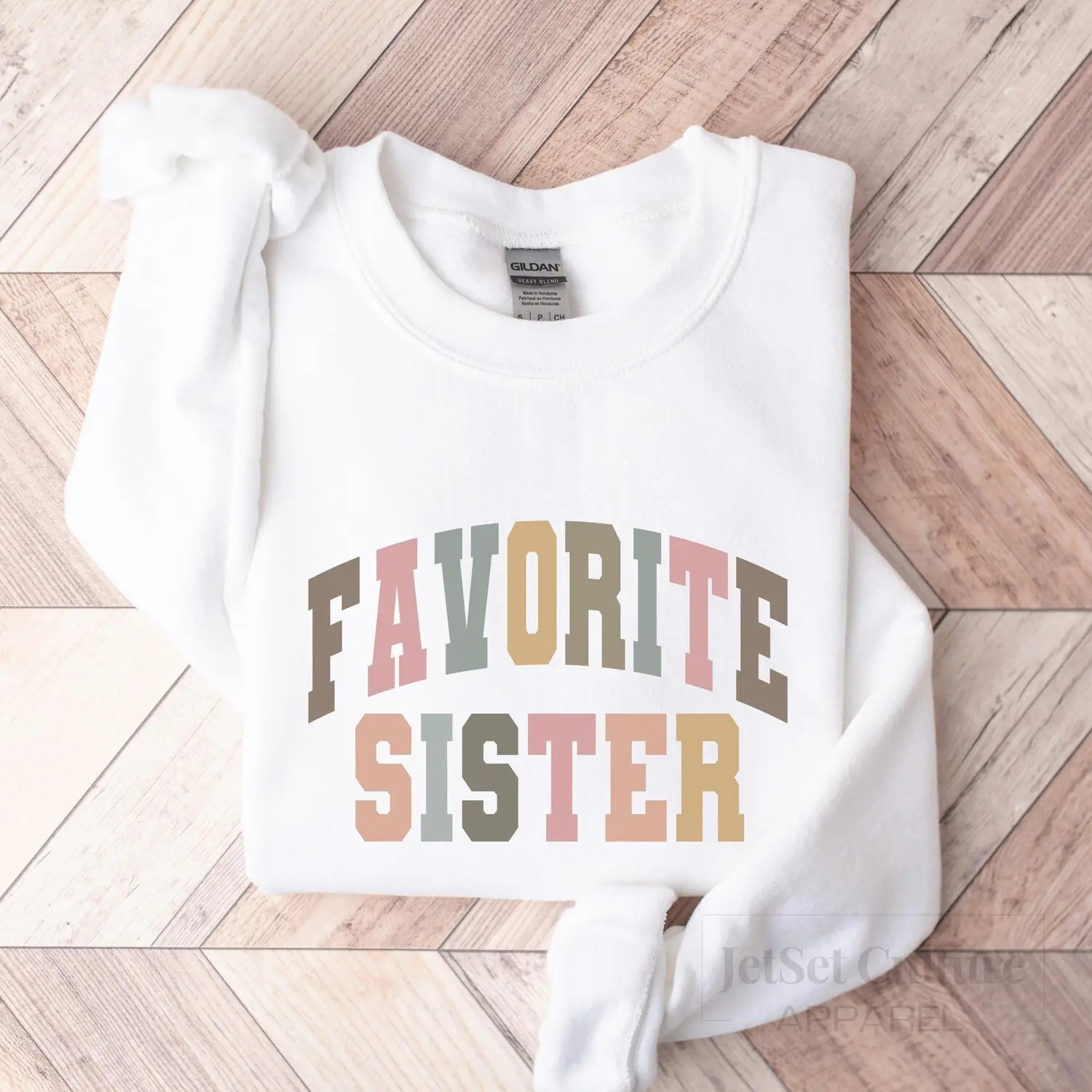 Favorite Sister Sweatshirt & Crewneck, Sister Sweater, Gift for Her, Personalized Sister Gift Womenswear Hoodie 2025  shirt Tops Comfort