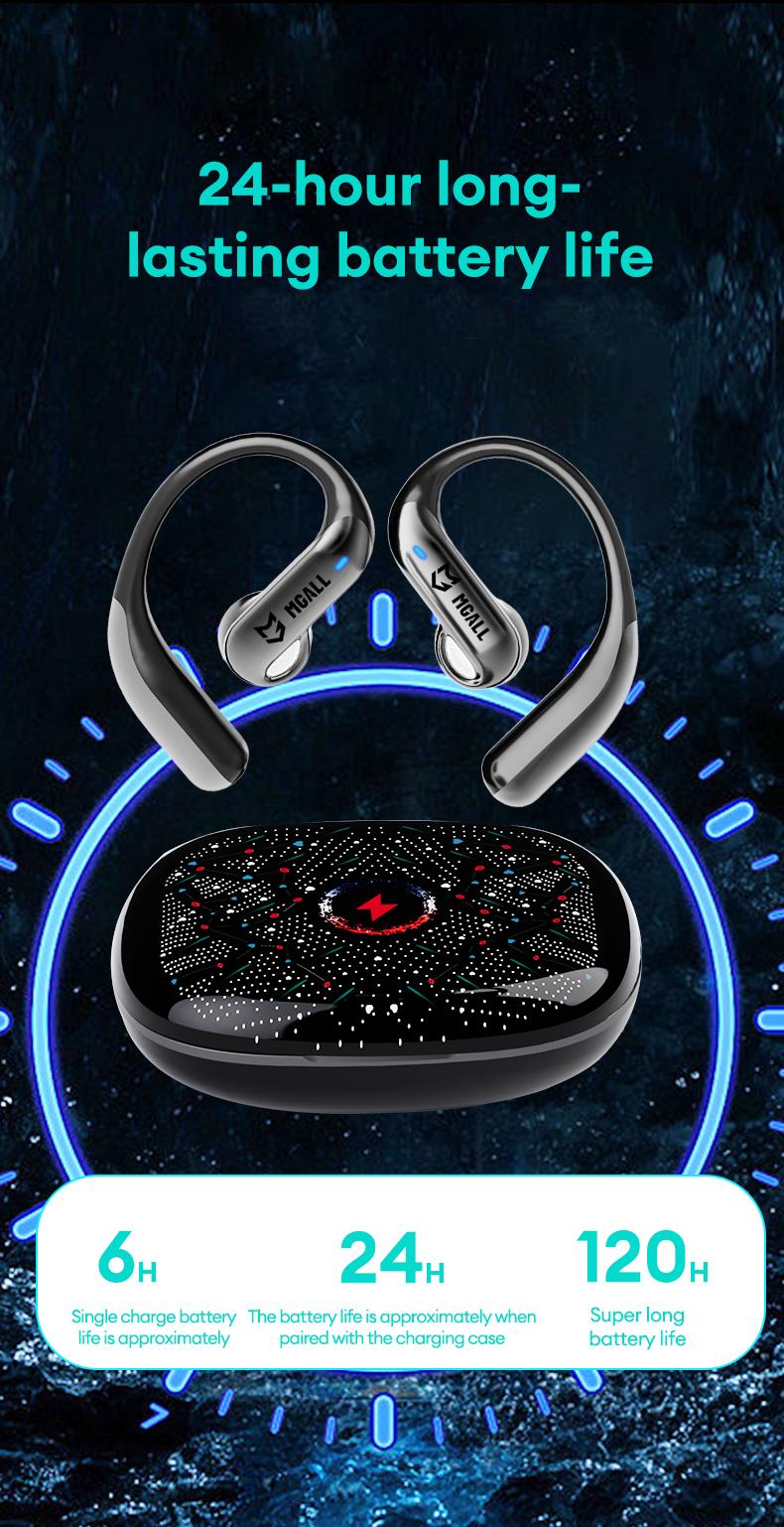 MGALL C16 Wireless Headphones Supports 169 Language Translation with 2025 Bluetooth 6.0 for Faster, Stable Connection & Low Power Use, LED Ambient Light, 360° Surround Sound, IPX5 Waterproof, Biomimetic Structure, Lightweight & Snug Fit