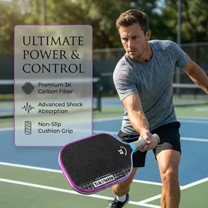 Tok Pickle 3K Carbon Fiber Pickleball Paddle – Lightweight Control Paddle, 16mm Core, Ergonomic Grip