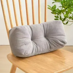 Boho Lumbar Pillow for Bed Couch Soft Tufted Back Support Pillow Modern Farmhouse Rectangle Throw Pillow Aesthetic Home Decor for Living Room Bedroom Office Chair Non Slip Lumbar Cushion Burnt Orange