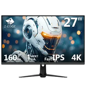 Z-EDGE 27" 160Hz 4K IPS Monitor, UHD 3840x2160 IPS Computer Monitor, 450 cd/m², 1ms Response Time, Ultra-Thin Bezel, FreeSync