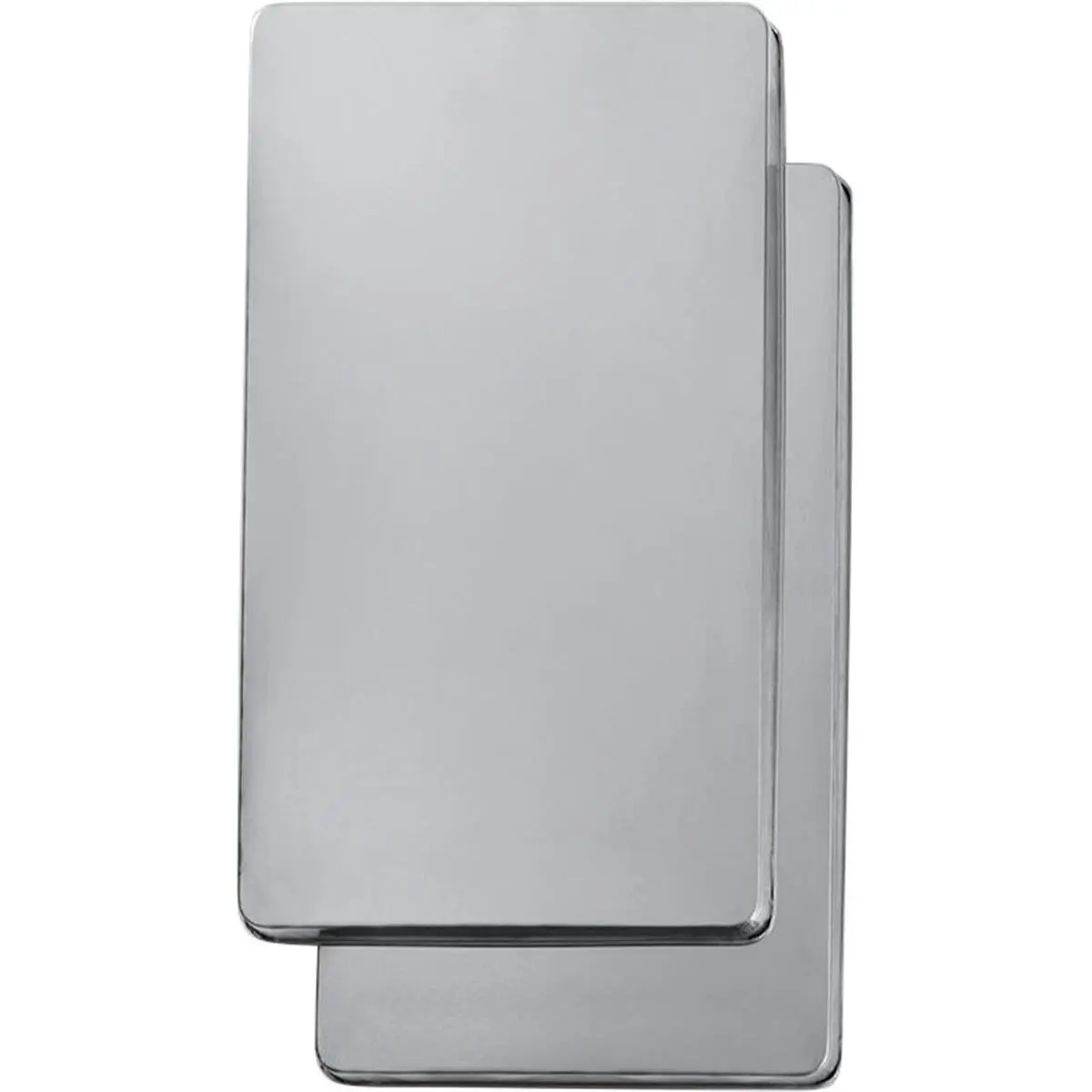 212 MAIN Electric Tin Range Burner Cover Set - 4 Stainless Steel, 2 Sizes, Scratch-Free, Large Home Appliance Accessory, Two Sizes