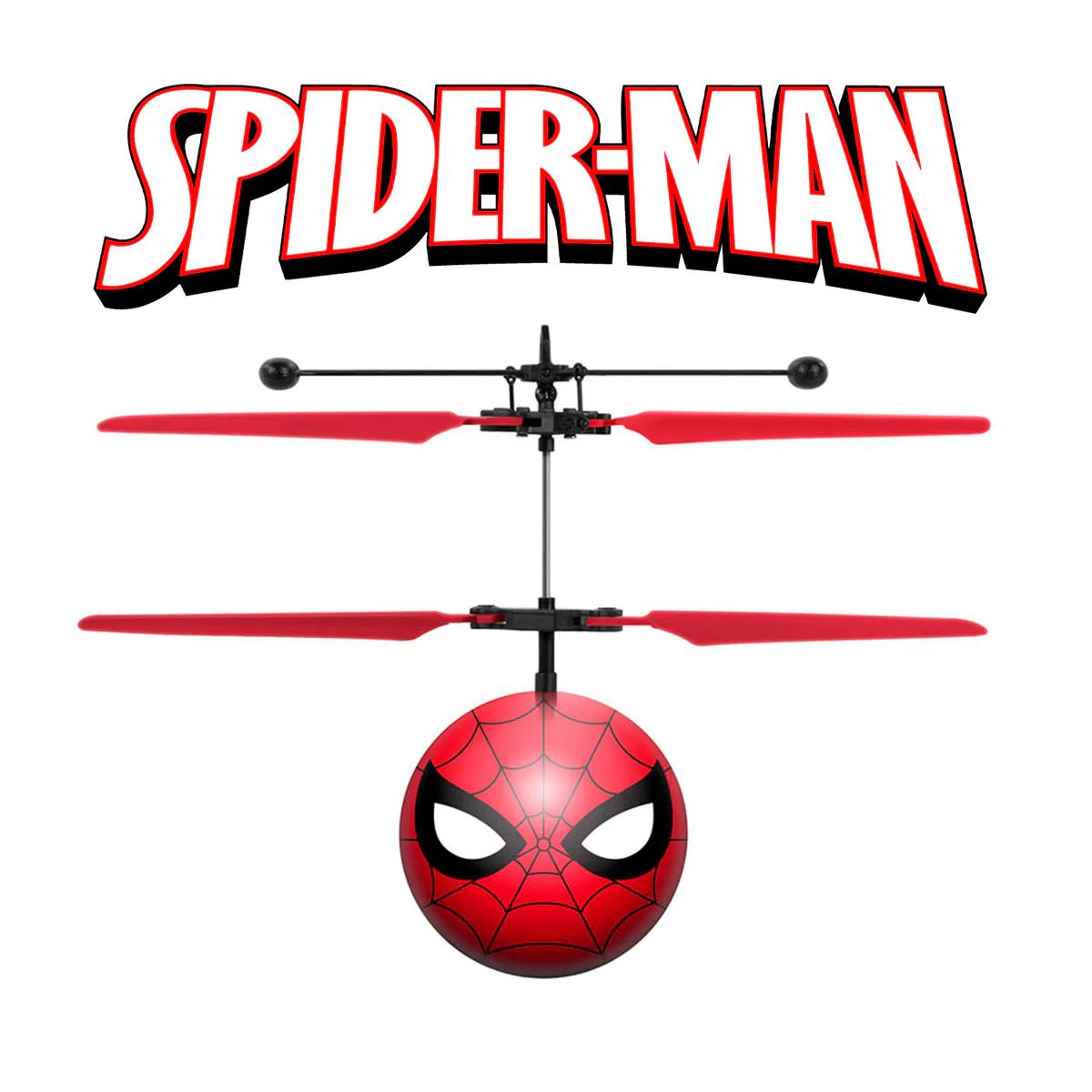 Marvel IR UFO Helicopter Ball  - Captain America, Iron Man, Hulk, X-Men Deadpool, Spider-Man, Thor, Black Panther, Guardians of the Galaxy - Officially Licensed