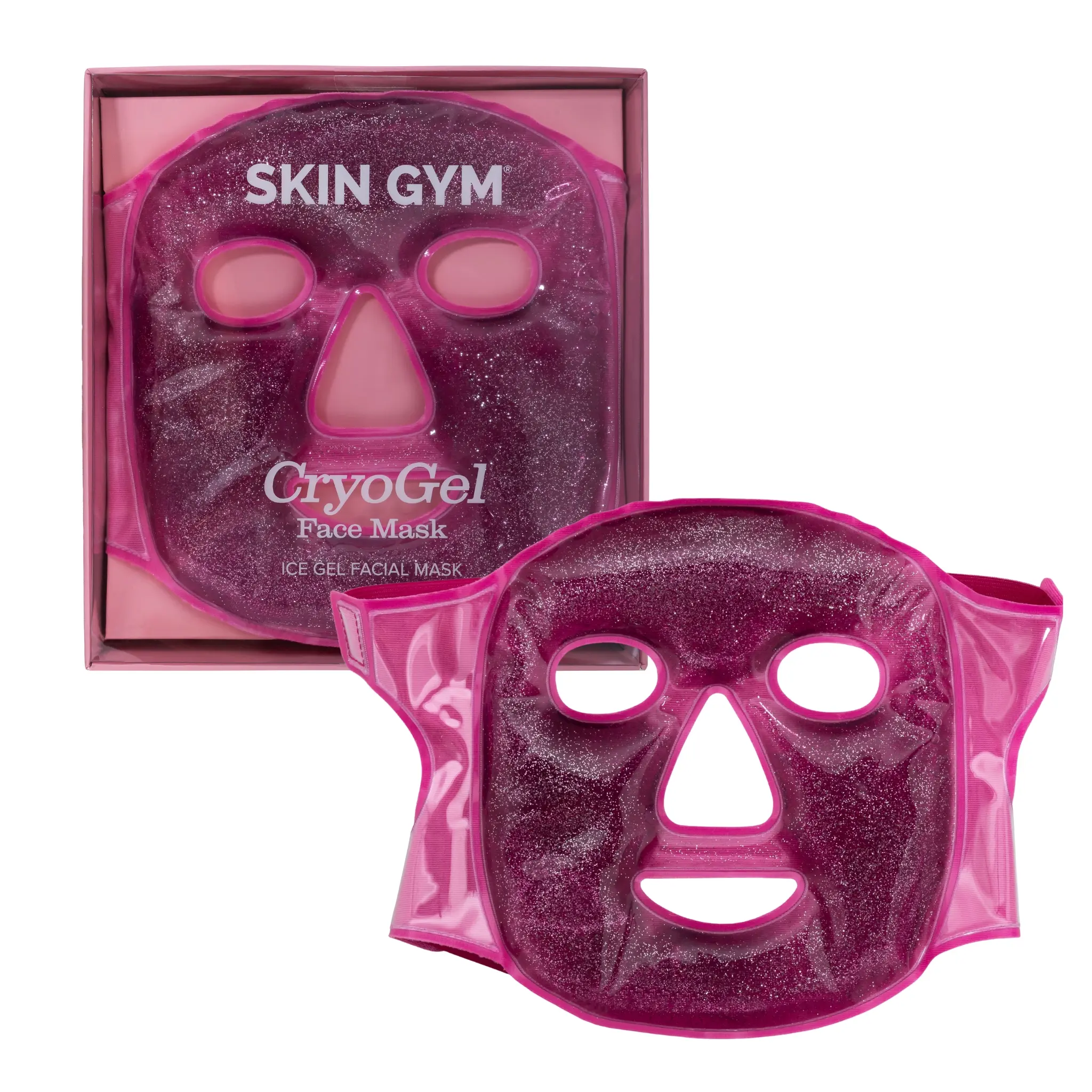 Skin Gym CryoGel Face Mask Facial Cooling & Skincare Support | Refreshing Feel & Reusable Gel Design