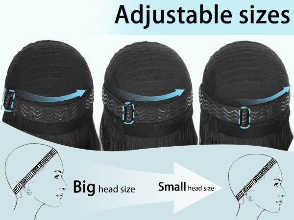 [ AISI HAIR ] Black Wig for Women, Long Wavy Lace Hairline Middle Part Synthetic Heat Resistant Wig for Daily Party-26 Inch