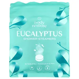 Body Restore Shower Steamers, Eucalyptus, 15 Tablets, 13.2 oz