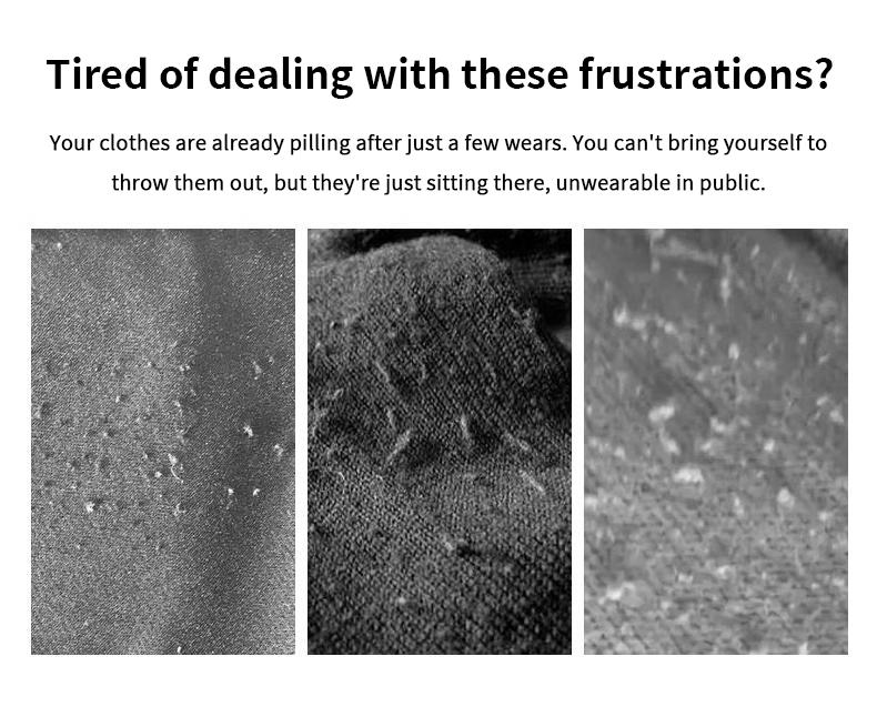 Manual Lint Remover for Clothes - Home Use Hairbrush for Woolen Fabrics, Pilling Solution for Large Items