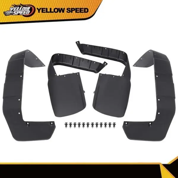 ALLGOOD Plastic Mud Flaps Splash Guards Set, 4pcs Riveted Vehicle Exterior Protectors with 10pcs Rivets, Automotive Accessories for 96-00 Honda FourTrax TRX300-TRX300 FW ATV
