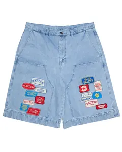 AZVA Studios Roadside Jorts Blue