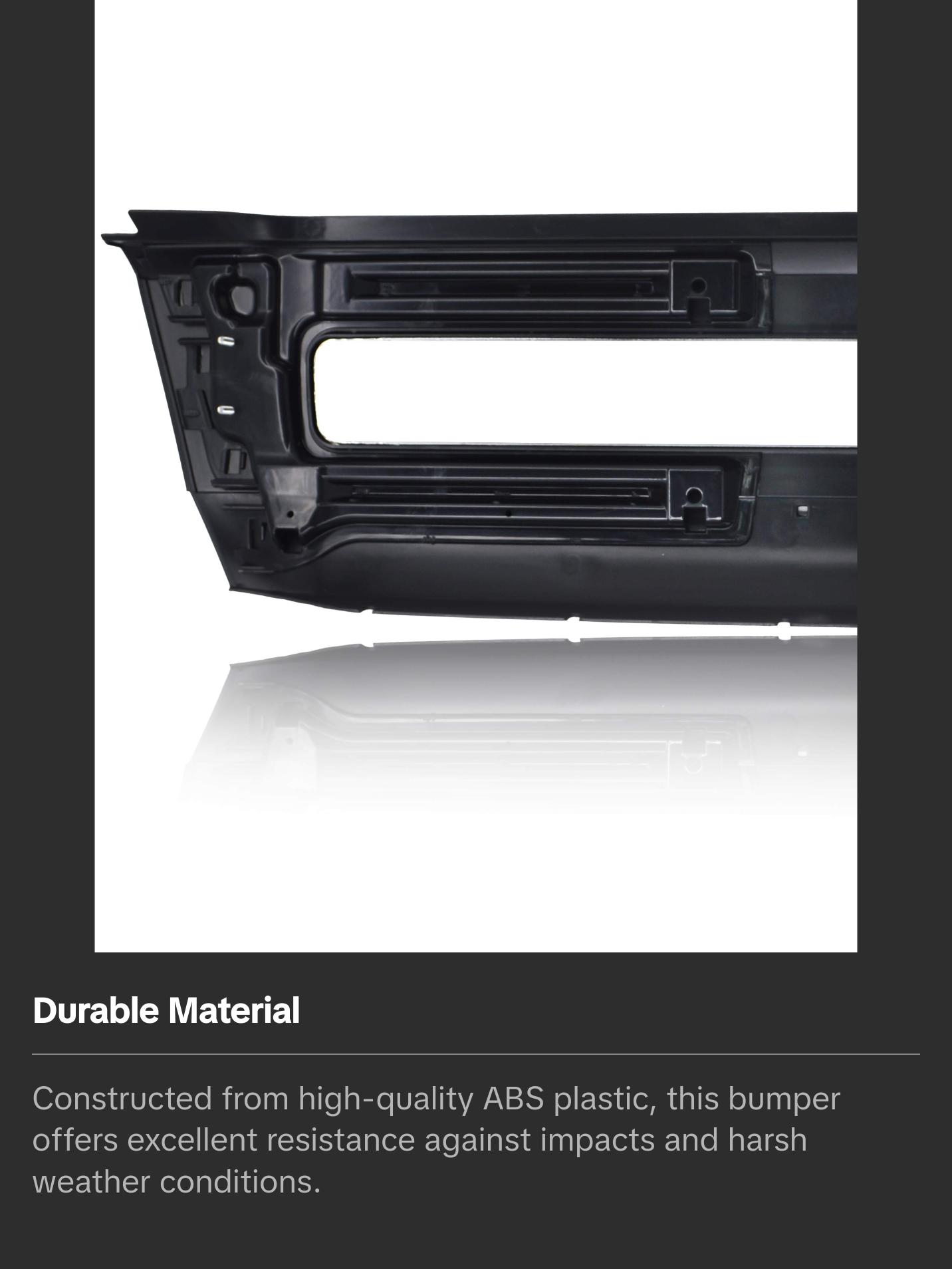 TORQUE Front Center Bumper Replacement for 2004-2016 Volvo VNL 300 430 630 670 730 780 Series Semi Trucks (TRB201400B)