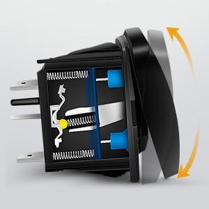 Nilight 4 Gang Rocker Switch Box 12V SPST ON Off Switch PD Type C and QC 3.0 USB Charger Voltmeter Waterproof Aluminum Rocker Switch Panel DIY Stickers for Boats Cars RVs Trucks Headlights Taillights