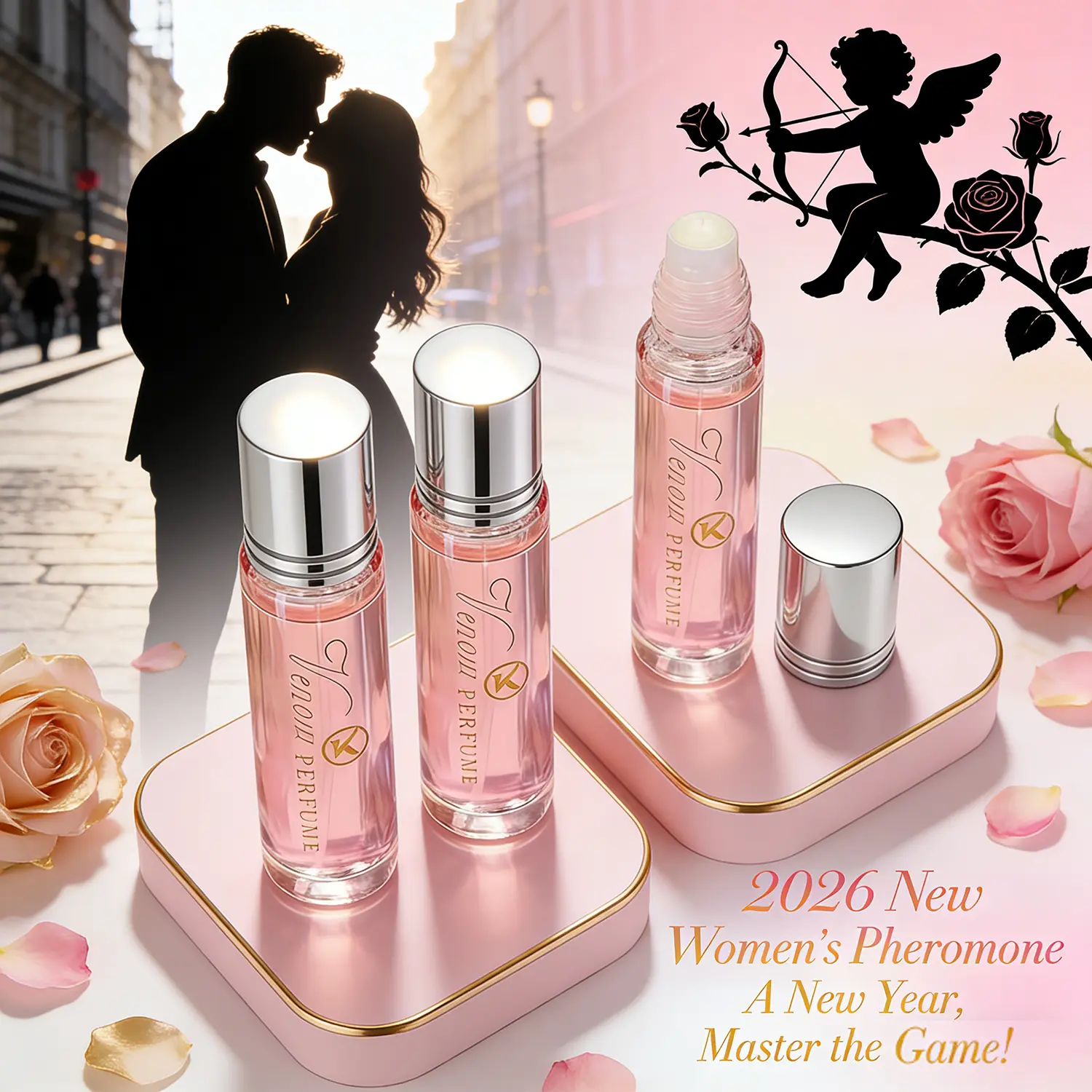 2026 Her Pheromone Perfume for Women, Long-Lasting Intimate Romance Scent with Gardenia, Fruity & Floral Notes - Women's Fragrance Gift Idea, Gift Ideas, Pheromones Perfume Women