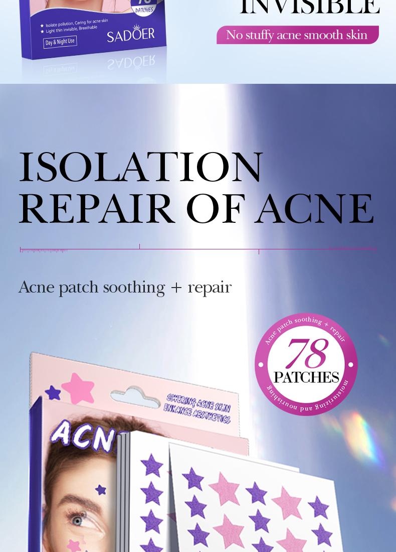 【156PCS】Star Shaped Hydrocolloid Acne Patch,Suitable for All Skin Types,Waterproof Acne Cover Patches, Repair and cover acne blemishes,Blemish Patches,Alcohol-Free Sensitive