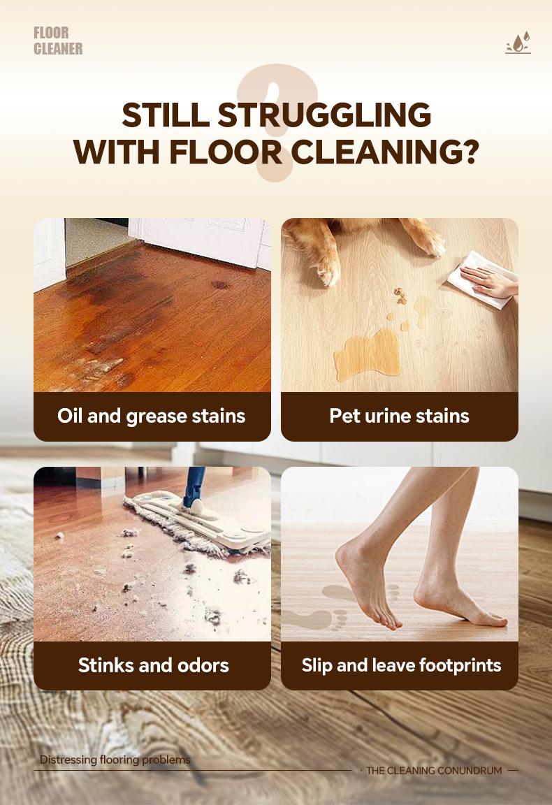 Liapu-Household floor cleaner, disinfectant cleaner, quick-drying antibacterial formula