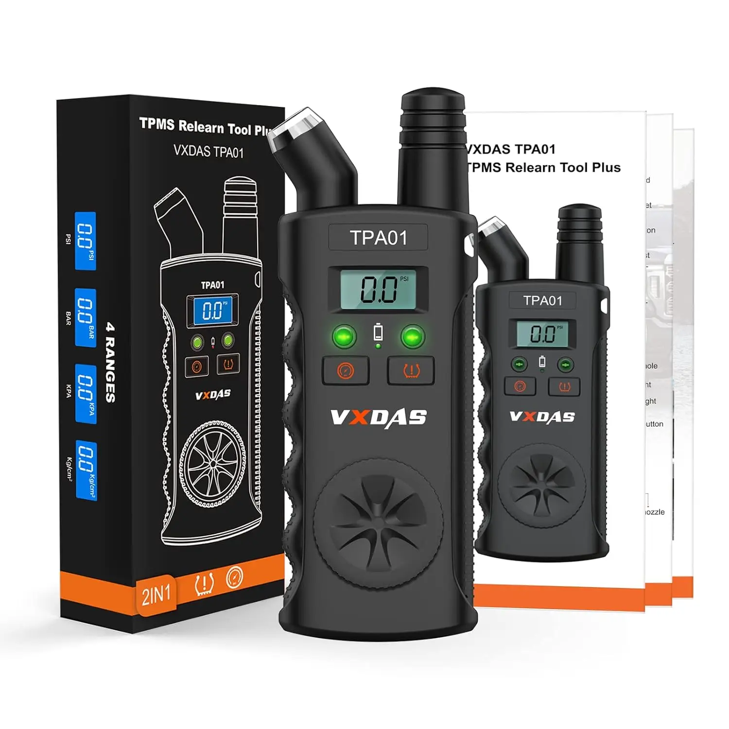 [For GM Vehicles]VXDAS TPA01 TPMS Relearn & Check Tool for GM Group Vehicles, 150 PSI/Bar/KPA Digital Tire Pressure Gauge, Car Repair Tool for Buick, Chevy, GMC Tire Sensor Reset tiktokshopspringglowup #Summervibes fathersdaygift Gmc sohochic