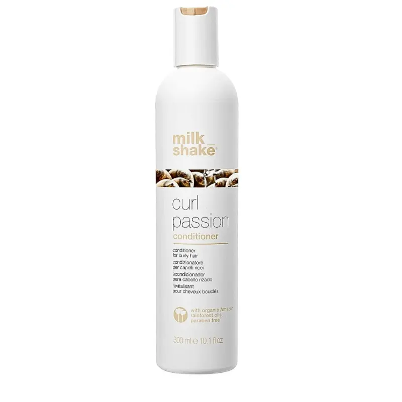 Milkshake Curl Passion Conditioner - Curly Hair Care, Anti-Frizz, Hydrating, Moisture-Boosting, Smoothing, Paraben-Free for Youth Hair Needs