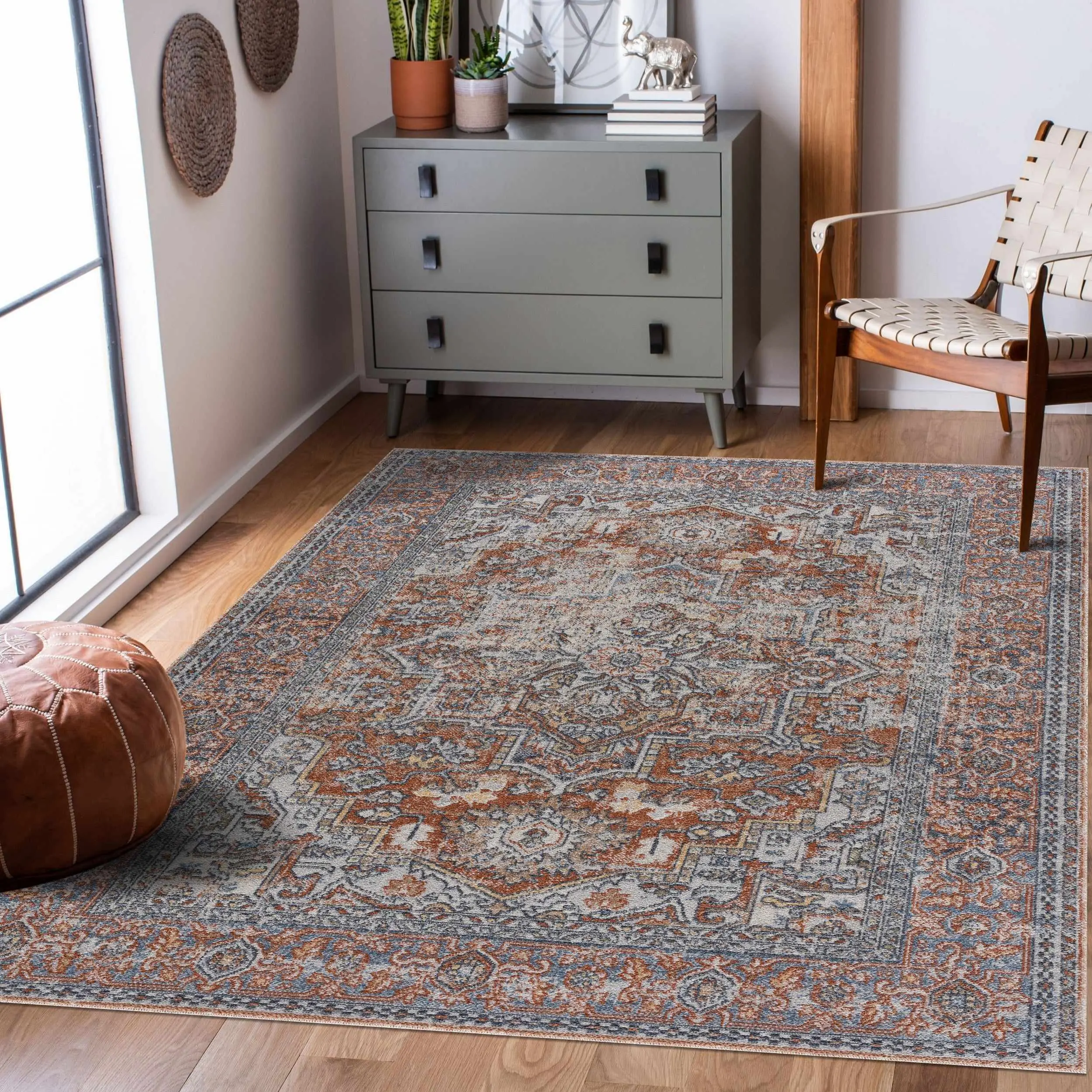 Aila Washable Carpet - Clearance Washable Traditional Style