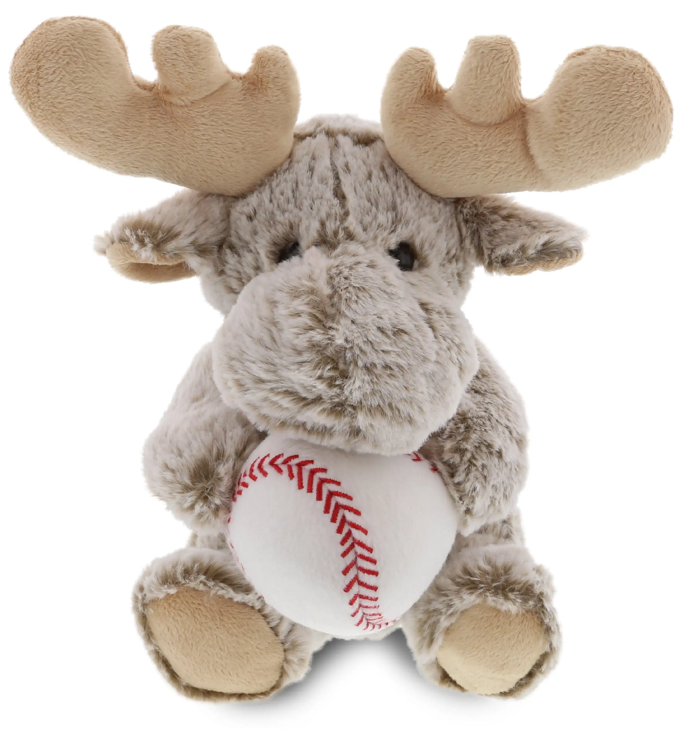 PLUSH BASEBALL - SUPER-SOFT PLUSH - SITTING MOOSE