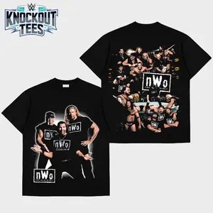 NWO Premium Cotton T-Shirt, Hulk Hogan - Scott Hall - Kevin Nash Graphic Tee, New World Order Graphic Tee, Vintage Wrestling Faction Shirt, Pro Wrestling Graphic Tee for Fans, Gift for Wrestling Fans, Gift for Boyfriends
