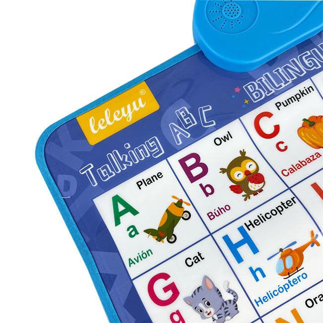 English Spanish Bilingual Talking Wall Chart for Kids 1-6, ABCs Numbers Animals, Songs & Piano, Interactive Learning Poster, Battery Powered,Valentines Day Gifts for Kids English Spanish Bilingual Talking Wall Chart for Kids 1-6, ABCs Numbers Animals, Songs & Piano, Interactive Learning Poster, Battery Powered,Valentines Day Gifts for Kids