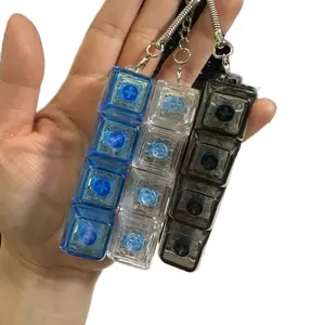 3PCS Party gifts, Valentine's Day student gifts, keyboard keychains and backpack charms