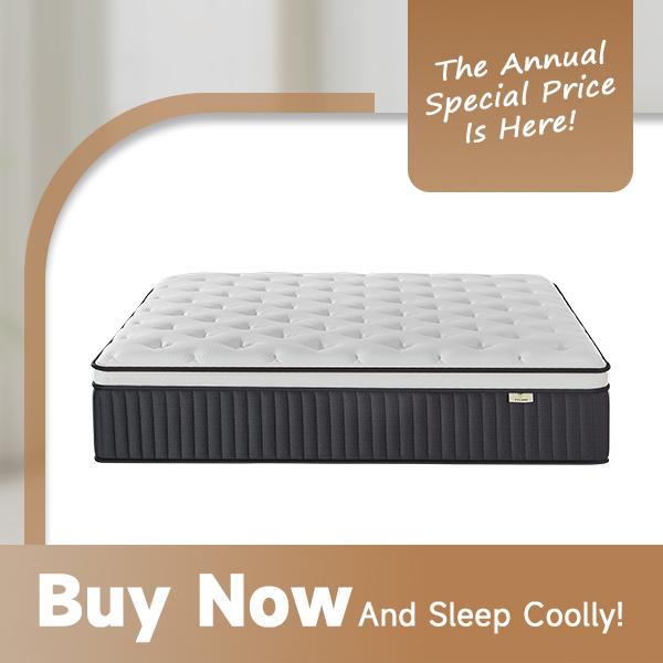 Clearance Sale | Final Stock | Hybrid Mattress 2.0 10–14 Inch Mattress in a Box, Memory Foam & Individual Pocket Springs, Motion Isolation, Pressure Relief, Queen Bed Mattress