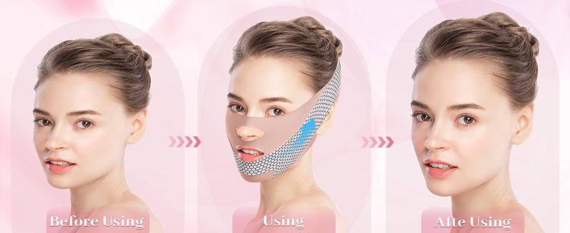 Jawline Shaper, Neck Firming Strap Facial Shaping Tool, Face Slimming & Jaw Exercise Tool, Skin Care Tools, Beauty Accessories