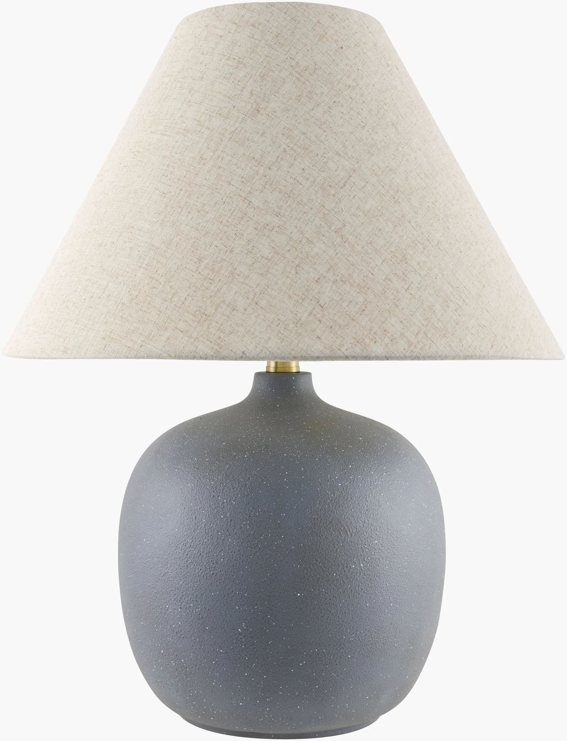 Classic Neutral Tones Linen Shade Table Lamp, Beige Traditional Ambiance Fixture for Bedside-Console Tables, Indoor Lighting Decor Piece, Ambiance Table Lamp