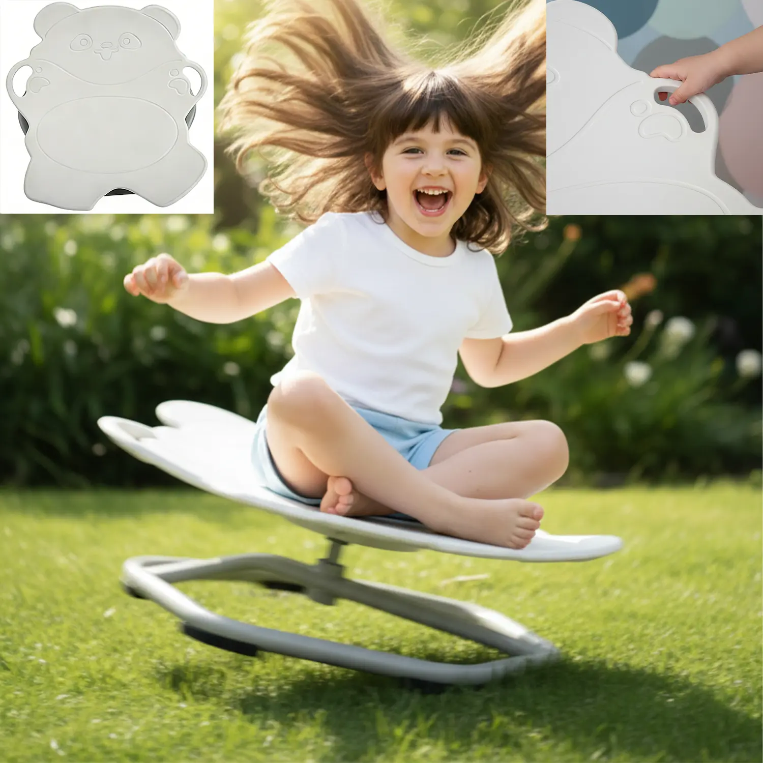 Children's stress relieving toys,sensory toys,can sit and rotate,children's body coordination training,children's toy chair sensory spin,Indoor Swivel Balance Training Chair Motion Strength Seat