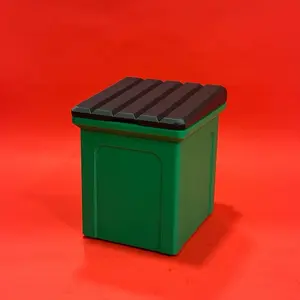 Green Dumpster Deck Box For Magic The Gathering MTG EDH Commander Custom Deck Box TCG Storage Fits 100 Double Sleeved Tcg Cards
