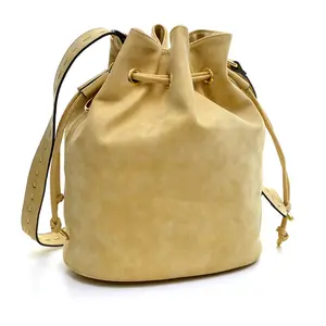 Womens Casual Bucket Bags Soft Leather Shoulder Purses Ladies Hobo Handbags