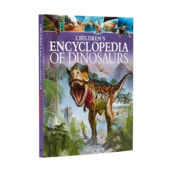 Children's Dinosaur Encyclopedia - Hibbert, Hardcover, Visual Prehistoric Dinosaur Reference Book with Fascinating Illustrations for Kids
