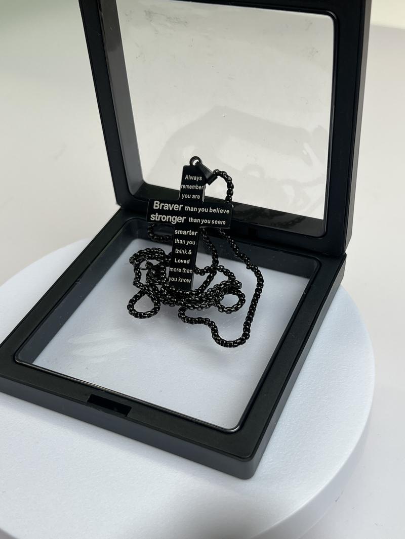 AGICEA Cross Necklace for Teen Boys & Men – Gift for Son, Boyfriend, or Husband – Graduation, Birthday, Christmas, Valentine’s Day, Easter, Confirmation