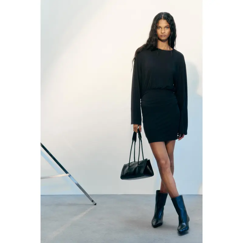 h m black dress long sleeves - TikTok Shop